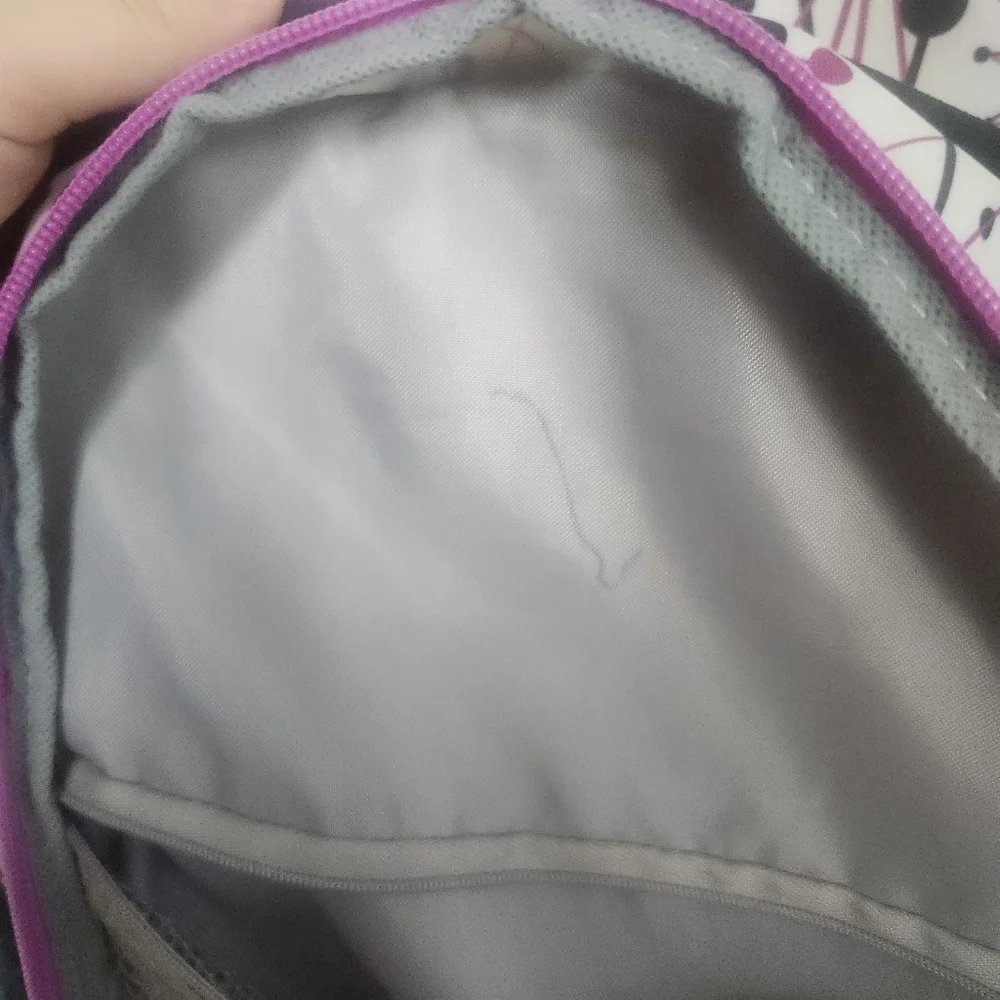 Eastsport Unisex Purple‎ And White Backpack With Multiple Pockets